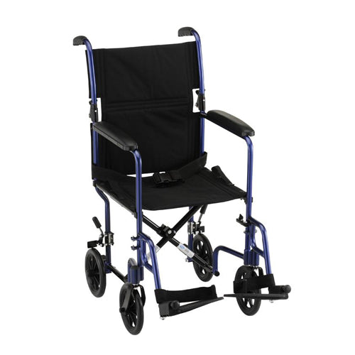 Lightweight Transport Chair 19 inch - Easy Mobility and Comfort