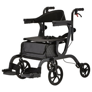Gemini 2 IN 1 Rollator Transport Chair, Black online