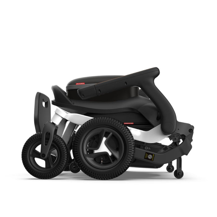 Power Wheelchair that folds in white, sold online
