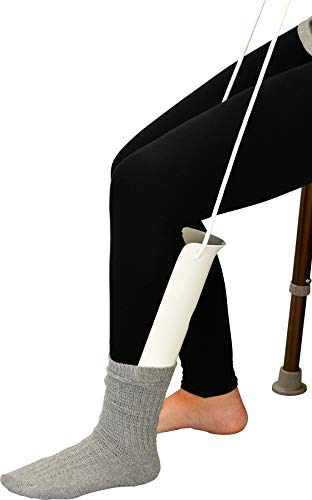 NOVA Sock & Compression Stocking Aid, Easy to Use with Adjustable Pull Up Handles