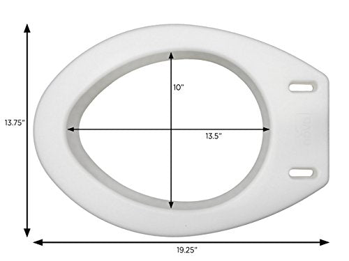 Toilet Seat Riser, Raised Toilet Seat (For Under Seat)