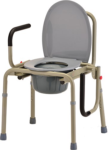 Drop-Arm Commode