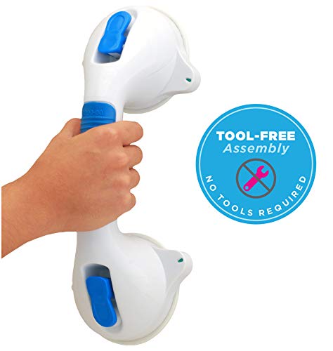 Suction Grab Bar, Easy On and Off 12" Length