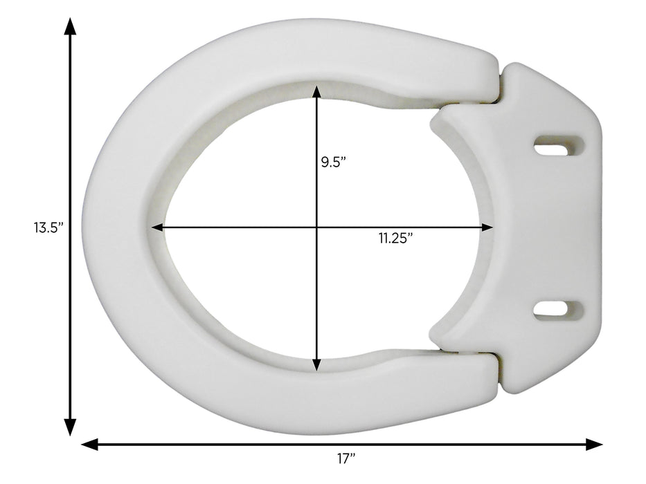 Toilet Seat Riser, Raised Toilet Seat (For Under Seat)