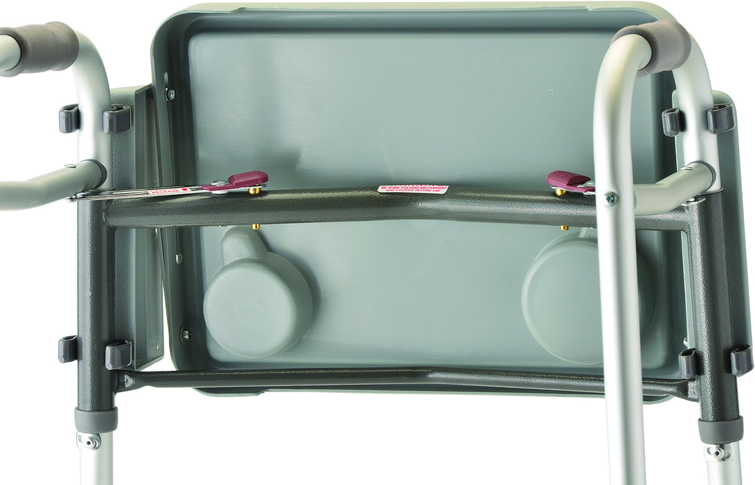 NOVA Walker Tray with Two Cup Holders, Easy Up and Down