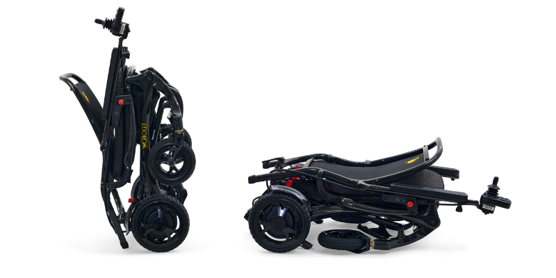 Power Wheelchair: Folding Cricket - GP302 Carbon Fiber