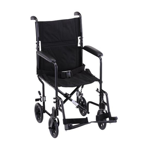 Lightweight Transport Chair 19 inch - Easy Mobility and Comfort