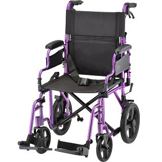 19" Transport Chair with 12″ Rear Wheels