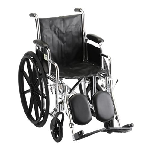 Steel Standard Wheelchair Seat Size: 16" Elevating Leg Rests, Arm Type: Desk arms