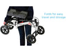 Knee Walker folded up for travel, online