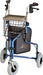Traveler 3 Wheel Rolling Walker in light blue in stock