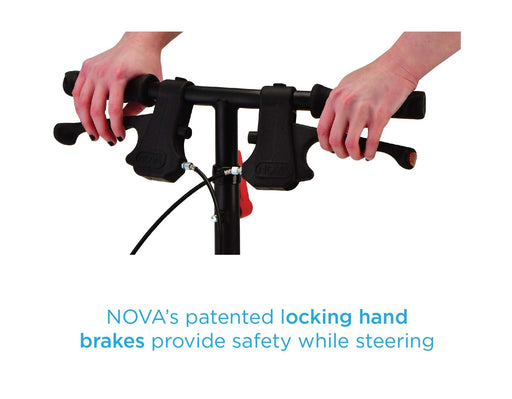 Nova Heavy Duty Knee Walker steering column shipped