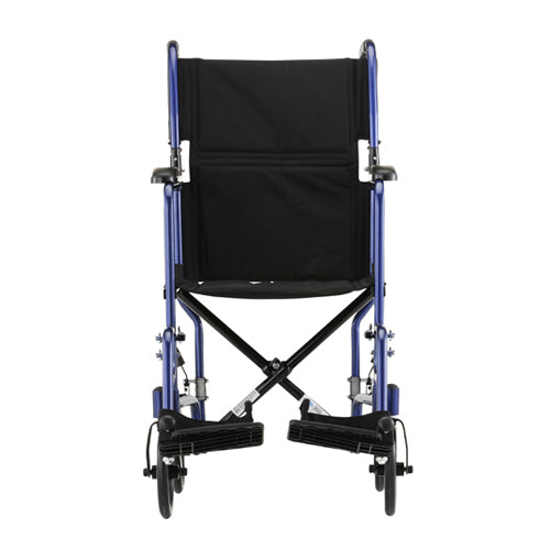 17" Transport Chair with Fixed Arms (327)