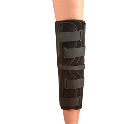 24" 3 Panel Knee Immobilizer - Universal - Black