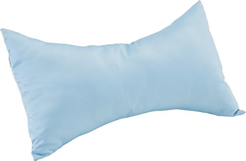 NOVA Curve Neck Pillow, Butterfly Shaped Head & Neck Pillow, Travel Pillow with Removable Light Blue Satin Cover