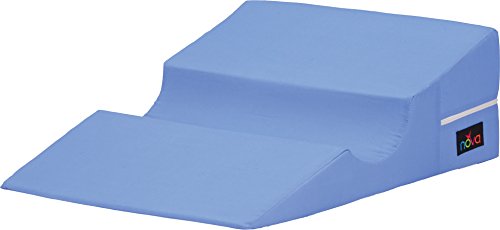 NOVA Bed Wedge for Back & Side Sleepers with Half Roll Pillow Insert, Bed Wedge with Cut Out for Side Sleepers, Combo Bed Wedge & Half Roll Pillow