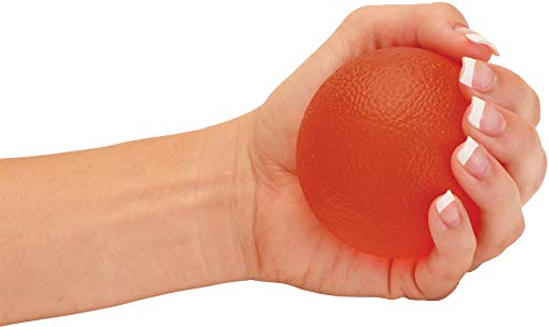 NOVA Hand Exercise Round Ball, Hand Grip Squeeze Ball for Strength, Stress and Recovery, Comes in 2 Resistance Levels