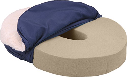 Nova Medical Inflatable Rubber Donut Cushion - Easy to Inflate/Deflate