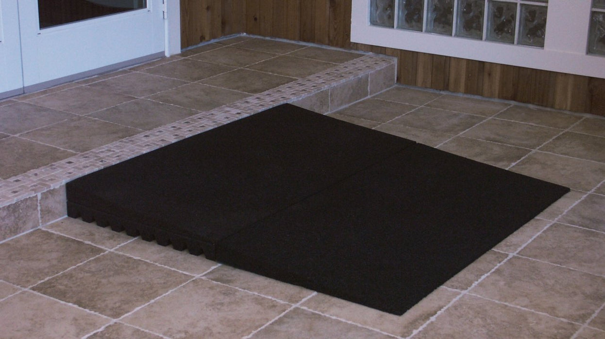 Rubber Angled Entry Threshold Mat