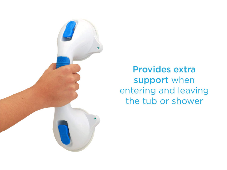 Suction Grab Bar, Easy On and Off 12" Length