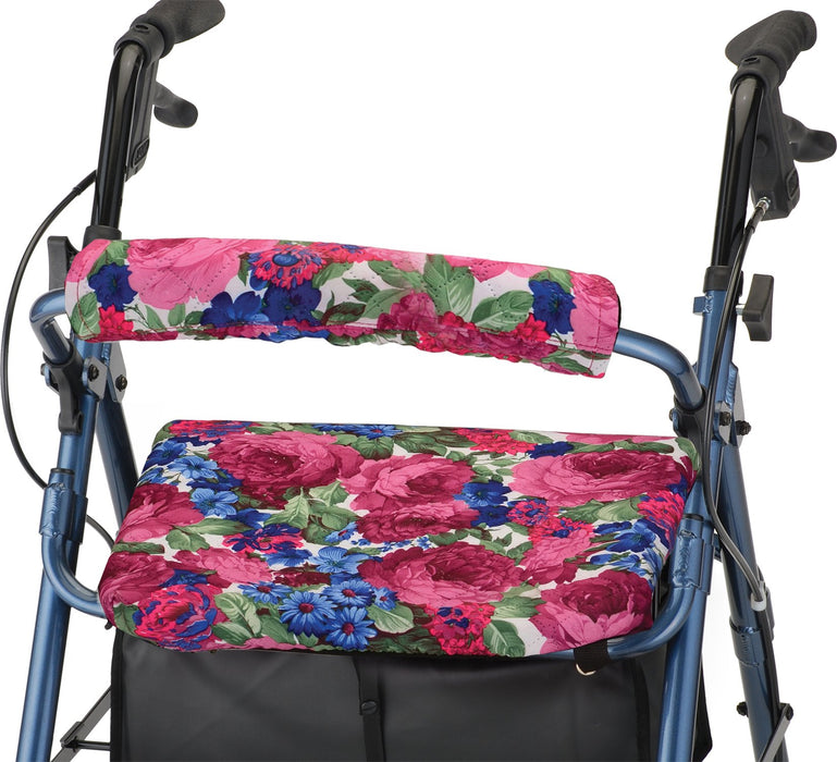 NOVA Rollator Walker Seat & Back Cover, Removable and Washable, Faux Fur