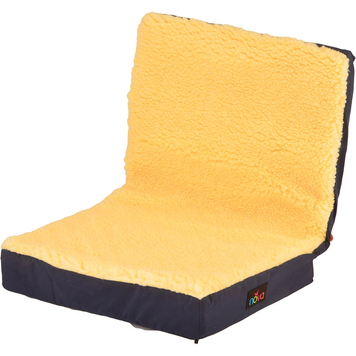 Convoluted Seat/Back Cushion W/ Fleece Cover - Healthquest, Inc.